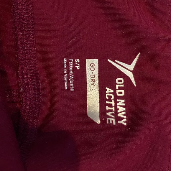 Old navy active go dry 7/8 leggings - Picture 2 of 2